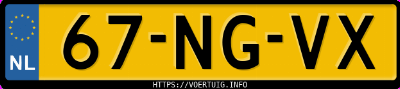 Kenteken afbeelding van 67NGVX, rode MG ZT-T 180