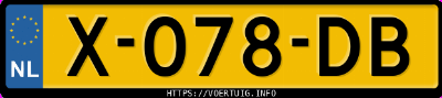 Kenteken afbeelding van X078DB, witte MG 5 Electric 5 50kwh