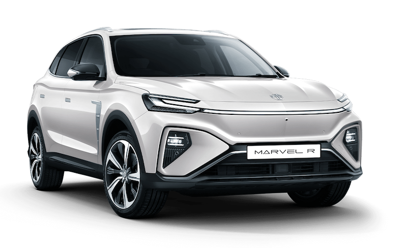 Afbeelding van P461XG, witte MG Marvel R Electric Performance hatchback