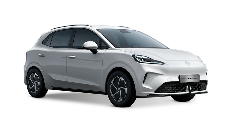 Afbeelding van KFK37F, witte MG MG4 Ev Urban hatchback