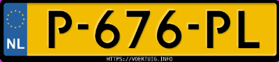 Kenteken afbeelding van P676PL, grijze Mini Clubman Cooper S