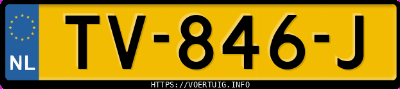 Kenteken afbeelding van TV846J, blauwe Mini Countryman Cooper Se All4