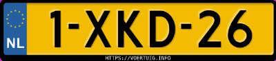 Kenteken afbeelding van 1XKD26, zwarte Mitsubishi Outlander Phev S