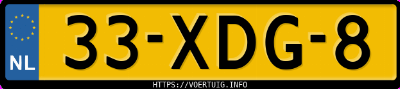 Kenteken afbeelding van 33XDG8, grijze Mitsubishi Asx 1.6