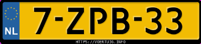 Kenteken afbeelding van 7ZPB33, zwarte Mitsubishi Outlander Phev S