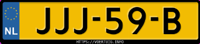 Kenteken afbeelding van JJJ59B, grijze Mitsubishi Eclipse Cross Phev