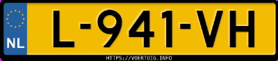 Kenteken afbeelding van L941VH, bruine Mitsubishi Outlander Phev S