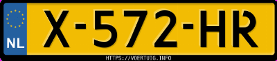 Kenteken afbeelding van X572HR, zwarte Nio ET5 Touring 100 Kwh