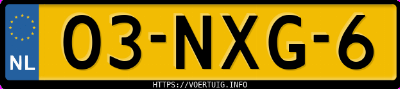 Kenteken afbeelding van 03NXG6, zwarte Nissan Qashqai