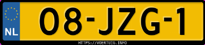 Kenteken afbeelding van 08JZG1, grijze Nissan 300 Zx