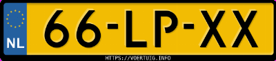 Kenteken afbeelding van 66LPXX, grijze Nissan Micra