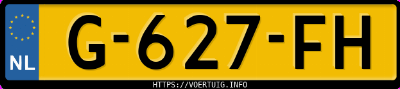 Kenteken afbeelding van G627FH, grijze Nissan Qashqai