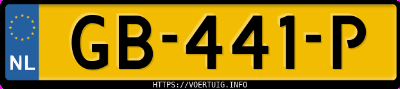 Kenteken afbeelding van GB441P, witte Nissan Qashqai