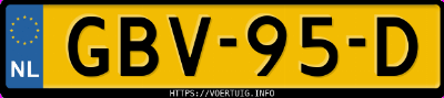 Kenteken afbeelding van GBV95D, grijze Nissan Ariya