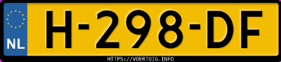 Kenteken afbeelding van H298DF, zwarte Nissan Qashqai