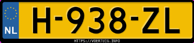 Kenteken afbeelding van H938ZL, bruine Nissan Qashqai