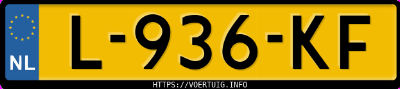 Kenteken afbeelding van L936KF, zwarte Nissan Qashqai