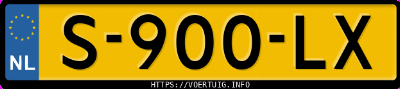 Kenteken afbeelding van S900LX, grijze Nissan Qashqai