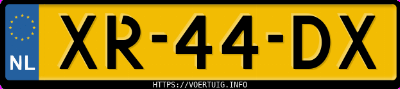 Kenteken afbeelding van XR44DX, witte Nissan Silvia 1.8 Turbo
