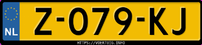 Kenteken afbeelding van Z079KJ, witte Nissan Micra