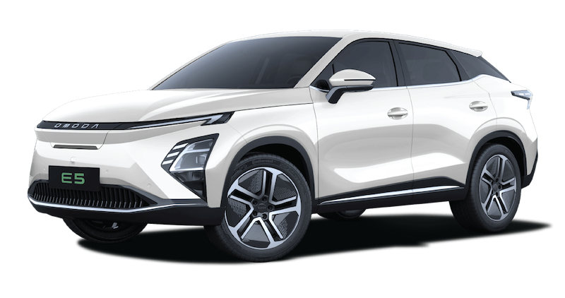 Afbeelding van HNJ07Z, witte Omoda 5 Ev 5 hatchback