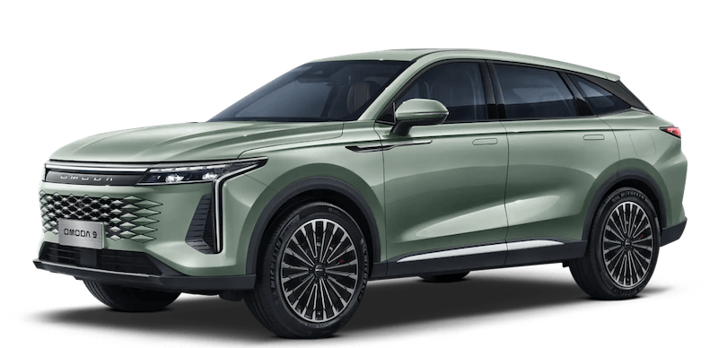 Afbeelding van HRB53S, zwarte Omoda 9 Phev mpv