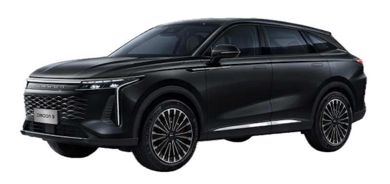 Afbeelding van HRB48R, zwarte Omoda 9 Phev Shs-P mpv