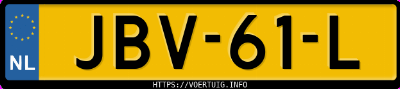 Kenteken afbeelding van JBV61L, grijze Omoda 5 Ev 5