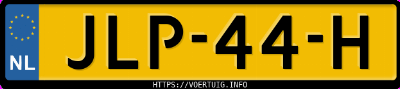 Kenteken afbeelding van JLP44H, zwarte Omoda 9 Phev Shs-P