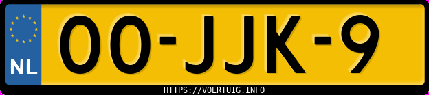 Kenteken afbeelding van 00JJK9, zwarte Opel Insignia