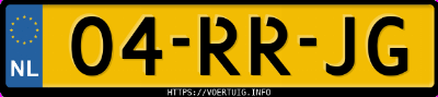 Kenteken afbeelding van 04RRJG, grijze Opel Agila 12