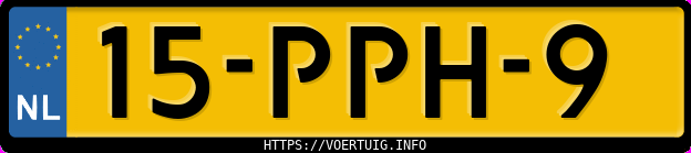 Kenteken afbeelding van 15PPH9, bruine Opel Meriva