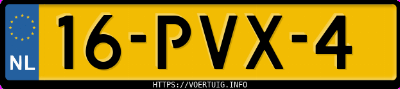 Kenteken afbeelding van 16PVX4, zwarte Opel Astra Sports Tourer