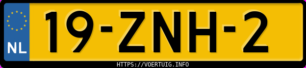 Kenteken afbeelding van 19ZNH2, witte Opel Ampera