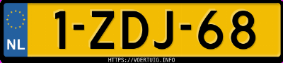 Kenteken afbeelding van 1ZDJ68, bruine Opel Mokka Mokka-X D14net