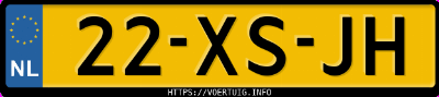 Kenteken afbeelding van 22XSJH, zwarte Opel Vectra Gts 2.2-16v