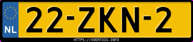 Kenteken afbeelding van 22ZKN2, grijze Opel Ascona 1.6