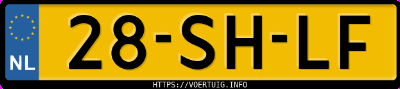 Kenteken afbeelding van 28SHLF, rode Opel Vectra Station Wagon C 1.8-16v Caravan
