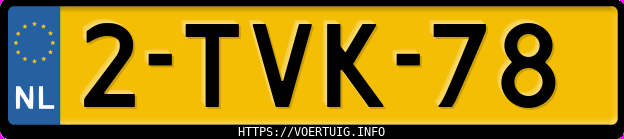 Kenteken afbeelding van 2TVK78, grijze Opel Corsa
