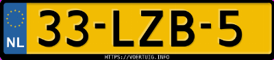 Kenteken afbeelding van 33LZB5, grijze Opel Corsa