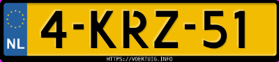 Kenteken afbeelding van 4KRZ51, zwarte Opel Astra