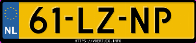 Kenteken afbeelding van 61LZNP, grijze Opel Agila Z1.0xe