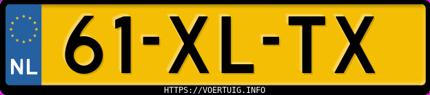 Kenteken afbeelding van 61XLTX, grijze Opel Antara
