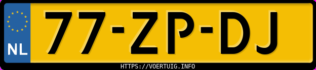 Kenteken afbeelding van 77ZPDJ, grijze Opel Corsa