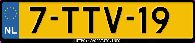 Kenteken afbeelding van 7TTV19, zwarte Opel Insignia Sports Tourer Sw