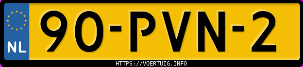 Kenteken afbeelding van 90PVN2, zwarte Opel Insignia Sports Tourer Sw