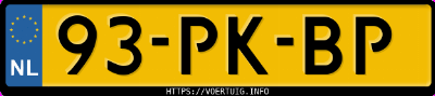 Kenteken afbeelding van 93PKBP, zwarte Opel Astra H Cc Z14xep