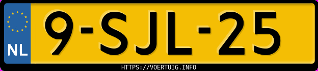 Kenteken afbeelding van 9SJL25, grijze Opel Insignia Limousine Hb