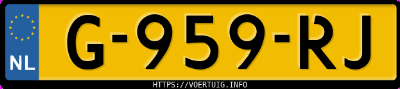 Kenteken afbeelding van G959RJ, grijze Opel Grandland X 12xht