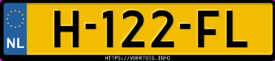 Kenteken afbeelding van H122FL, grijze Opel Mokka X Mokka-X D14net
